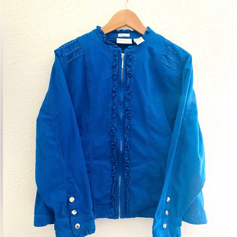 Draper and Damon’s Royal Blue Cotton Jacket